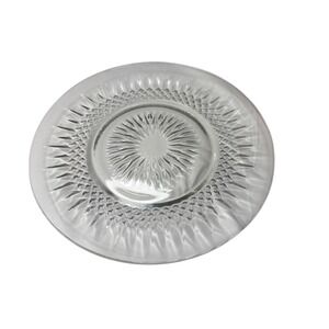 Vintage KIM Classic 10" Glass Dinner Plate Made In Indonesia